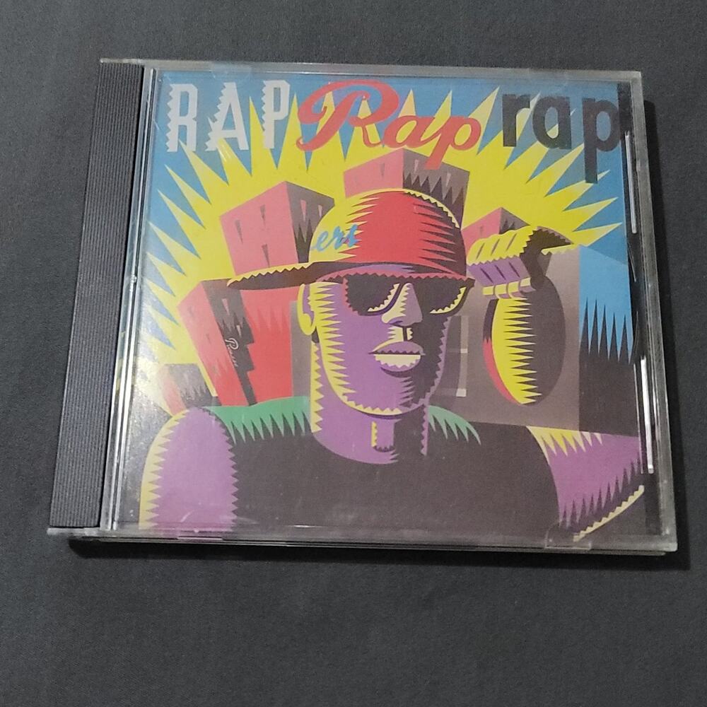 Vtg 1988 RAP RAP RAP Compilation CD Hip Hop - Picture 1 of 5